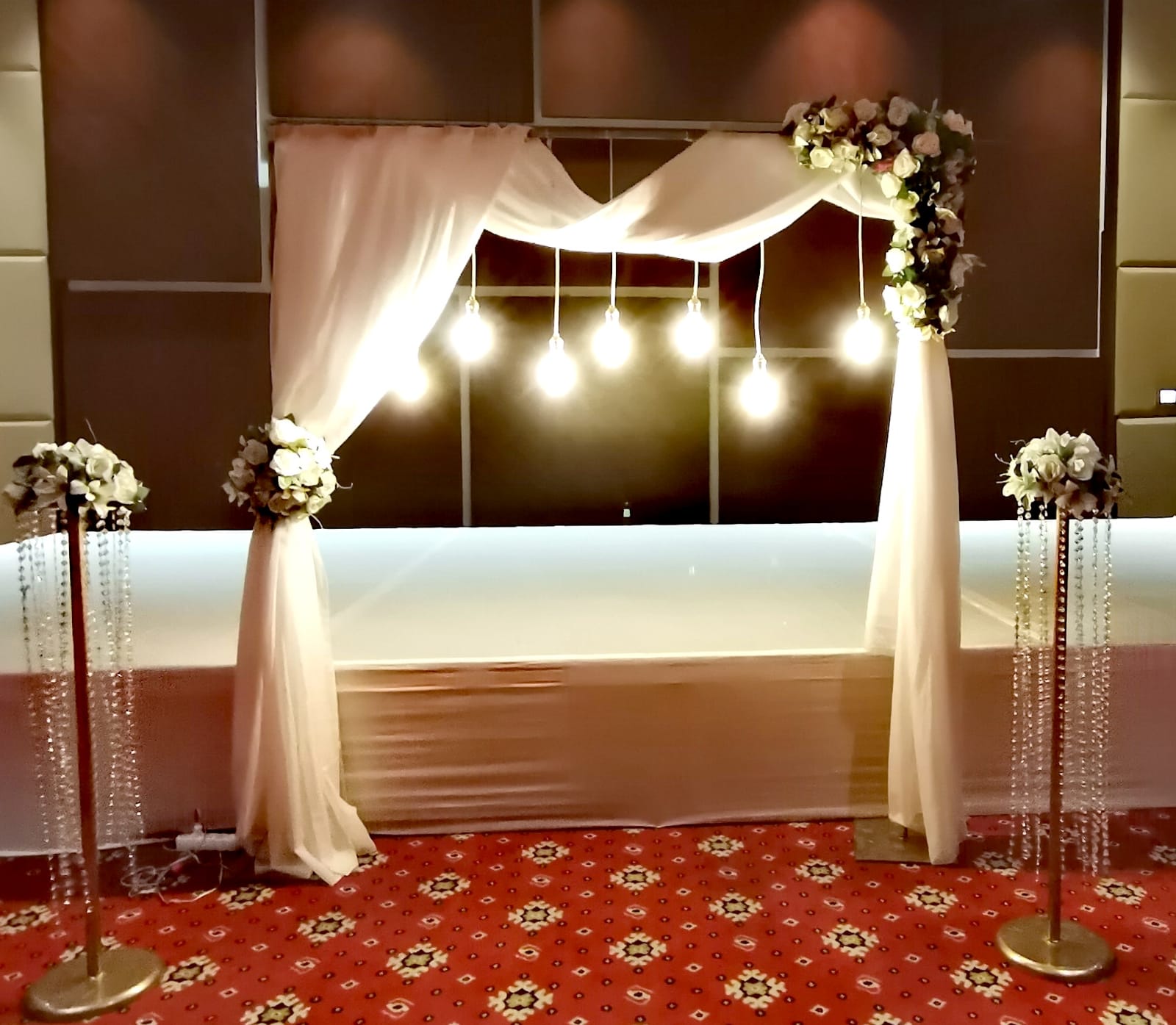 nişan arka fon süsleme